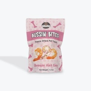human grade freeze dried dog treats/ cat treats| 100% shrimp bussin’ bites shrimpin’ ain’t easy